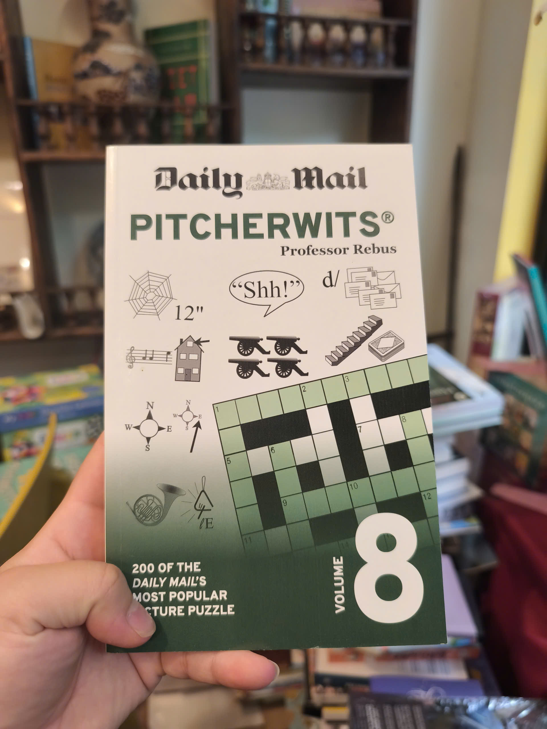Sách - Pitcherwits 8 - Picture Puzzle | Games / Ngoại văn Nhập khẩu UK / Trò chơi giải trí
