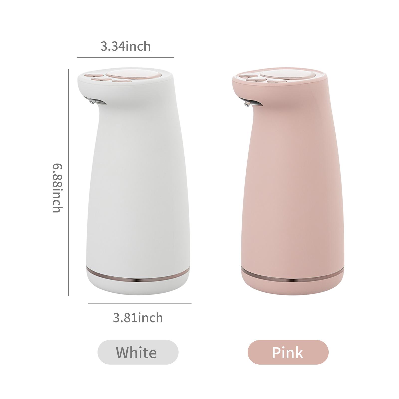 Máy Xịt Xà Phòng Tạo Bọt Tự Động 300Ml Hồng Ngoại Để Bàn Có Thể Sạc Lại