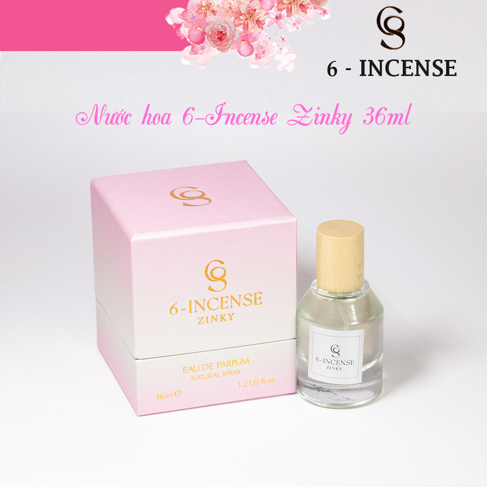 Nước hoa 6-Incense ZINKY Hương Thiên Nhiên 36ml