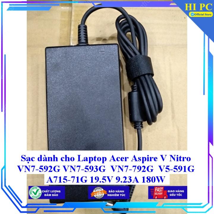 Sạc dành cho Laptop Acer Aspire V Nitro VN7-592G VN7-593G VN7-792G V5-591G A715-71G 19.5V 9.23A 180W - Kèm Dây nguồn - Hàng Nhập Khẩu