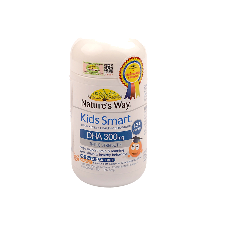 NATURE’S WAY KIDS SMART DHA 300MG - BỔ SUNG DHA CHO BÉ THÔNG MINH