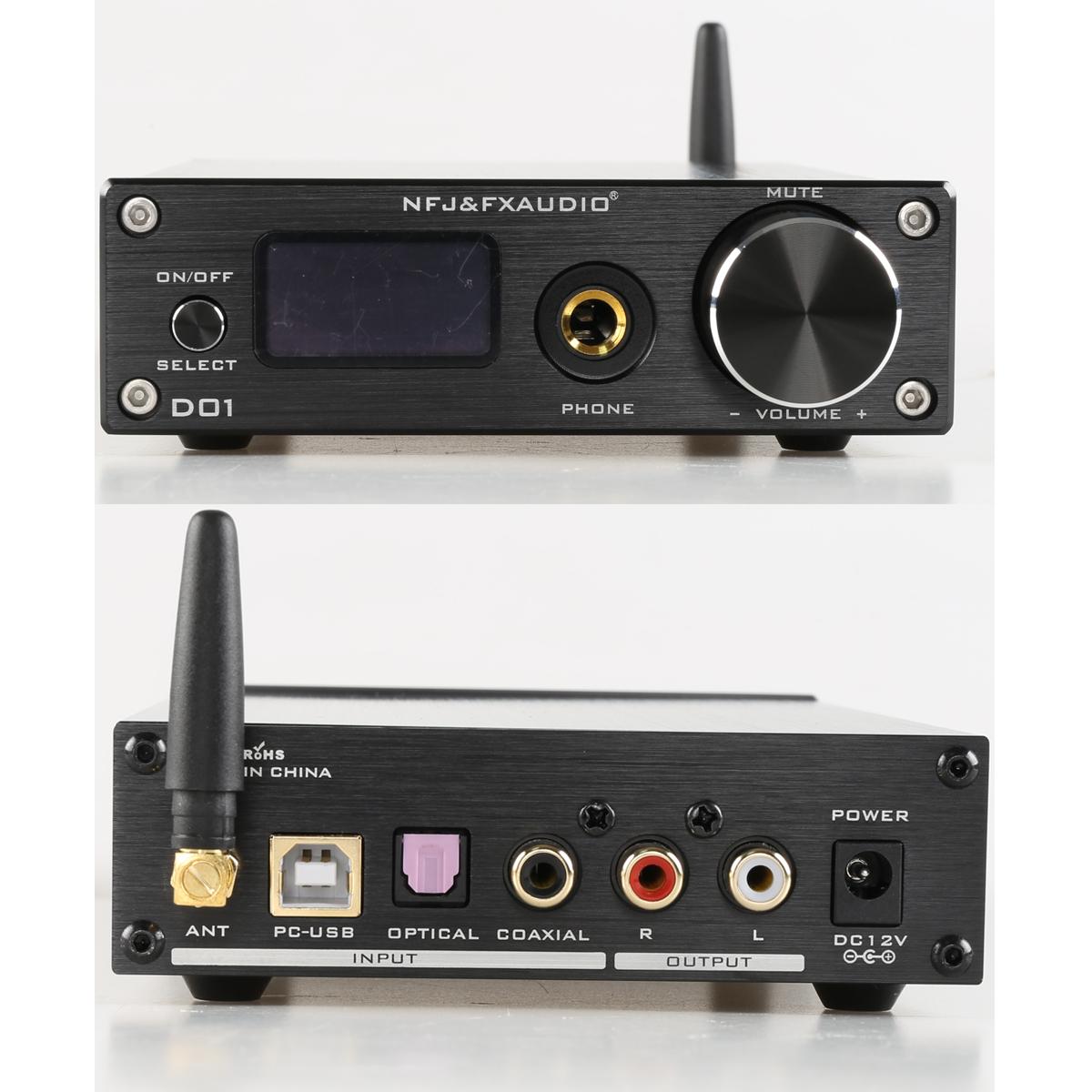 Bộ Khuếch Đại Tai Nghe FX-Audio D01 USB DAC Bluetooth 5.0 ES9038Q2M 32Bit 768kHz DSD512 XU208 Bộ Khuếch Đại Đường Ra Bộ Giải Mã Âm Thanh