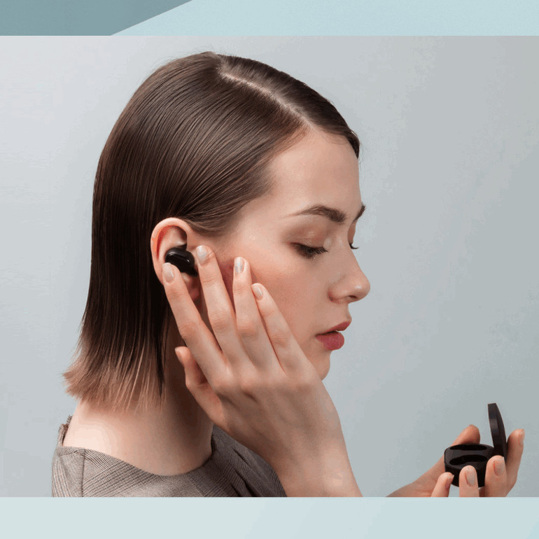 Tai nghe True Wireless Mi Earbuds Basic 2 bluetooth v5.0, nghe nhạc 4 giờ- Hàng chính hãng