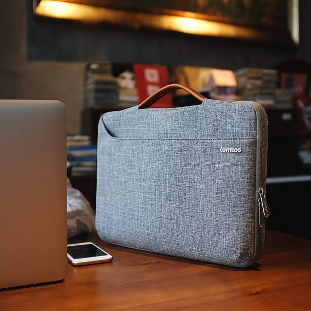 Túi Chống Sốc Tomtoc Spill-Resistant Macbook Pro 15'' - Gray - Hàng Chinh Hãng