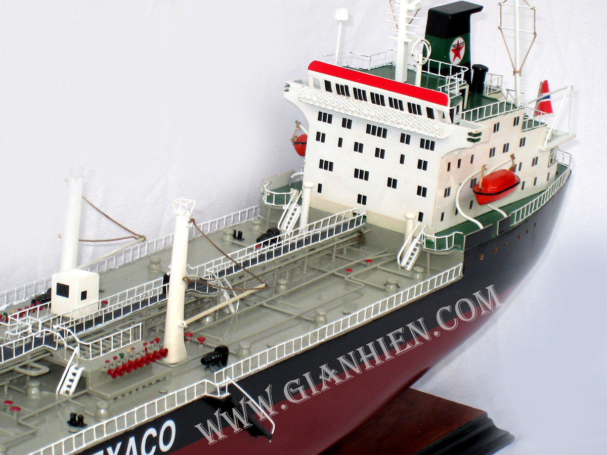 Mô Hình Thuyền Gỗ Mỹ Nghệ Công Ty Gia Nhiên Dạng Thuyền Thương Mại TEXACO STOCKHOLM Chất Lượng Cao Xuất Khẩu