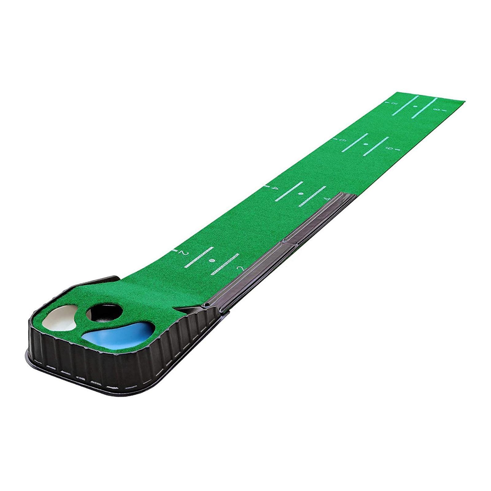 Golf Putting Mat, Golf Hitting Mat Blanket, Exerciser Training Equipment Golf Putter Trainer Golf Practice Mat for Office Home Backyard
