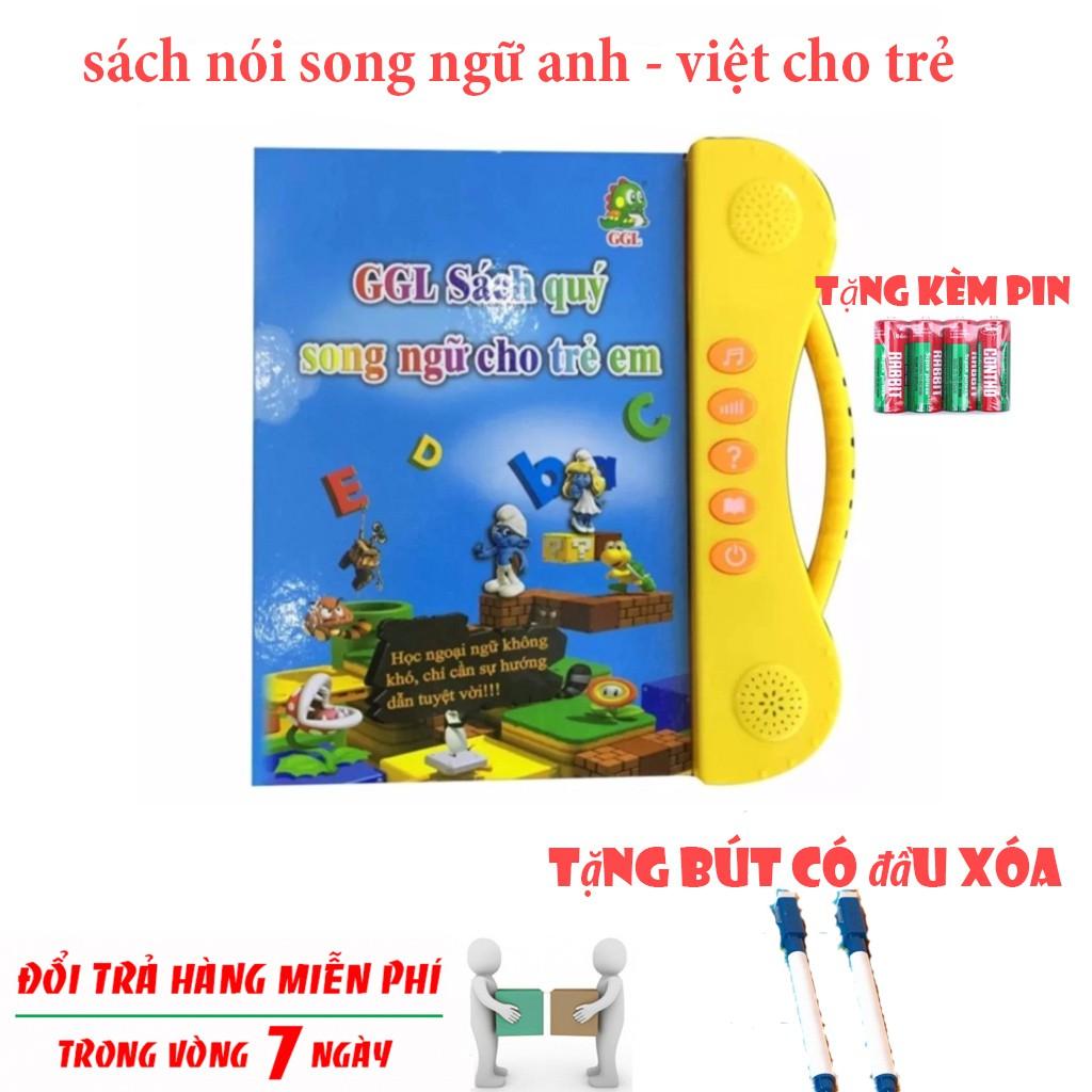 Sách Nói Điện Tử Song Ngữ Anh- Việt Giúp Trẻ Học Tốt Tiếng Anh