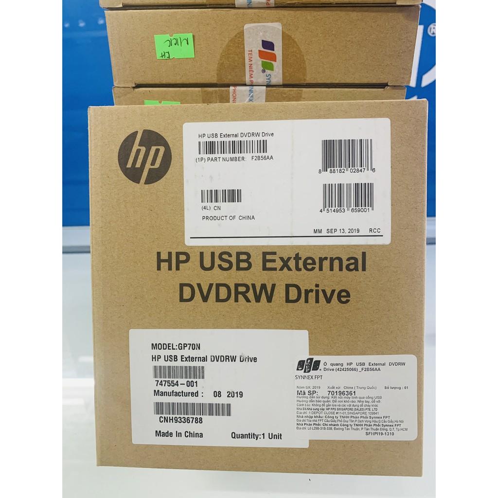 Ổ đĩa DVD RW di động gắn ngoài HP GP70N