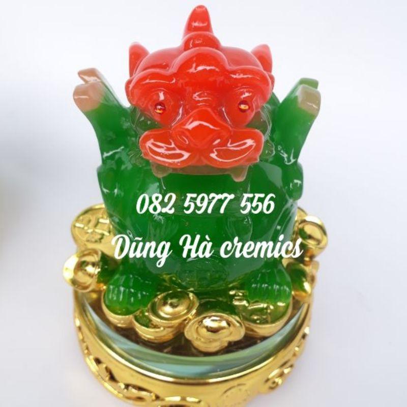 Tỳ hưu cóc ngậm tiền phong thủy cao 15 cm rộng 10 cm