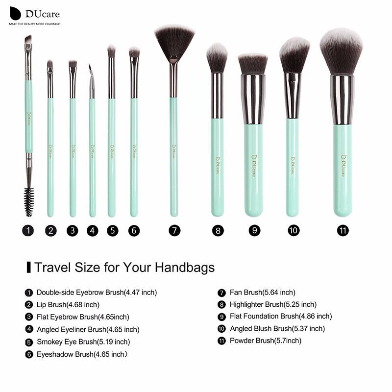 Bộ cọ 11 cây cao cấp Ducare 11 Pieces Makeup Brush Set