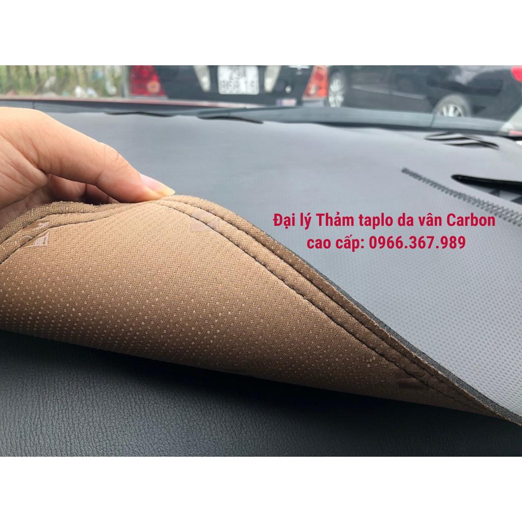 Thảm Taplo Da vân Carbon cao cấp xe HYUNDAI: Santafe, Tucson, Kona, Elantra, Accent, i10