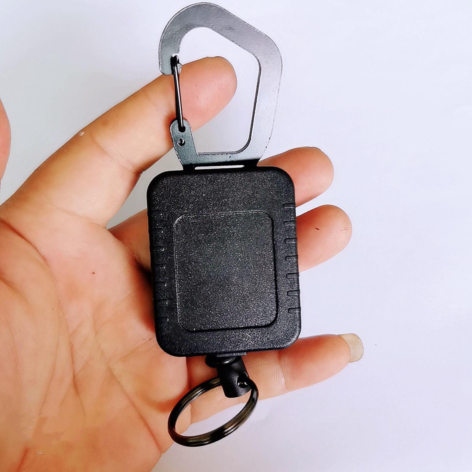 Retractable Key Chain Badge Holder Belt Card Heavy Duty Extendable