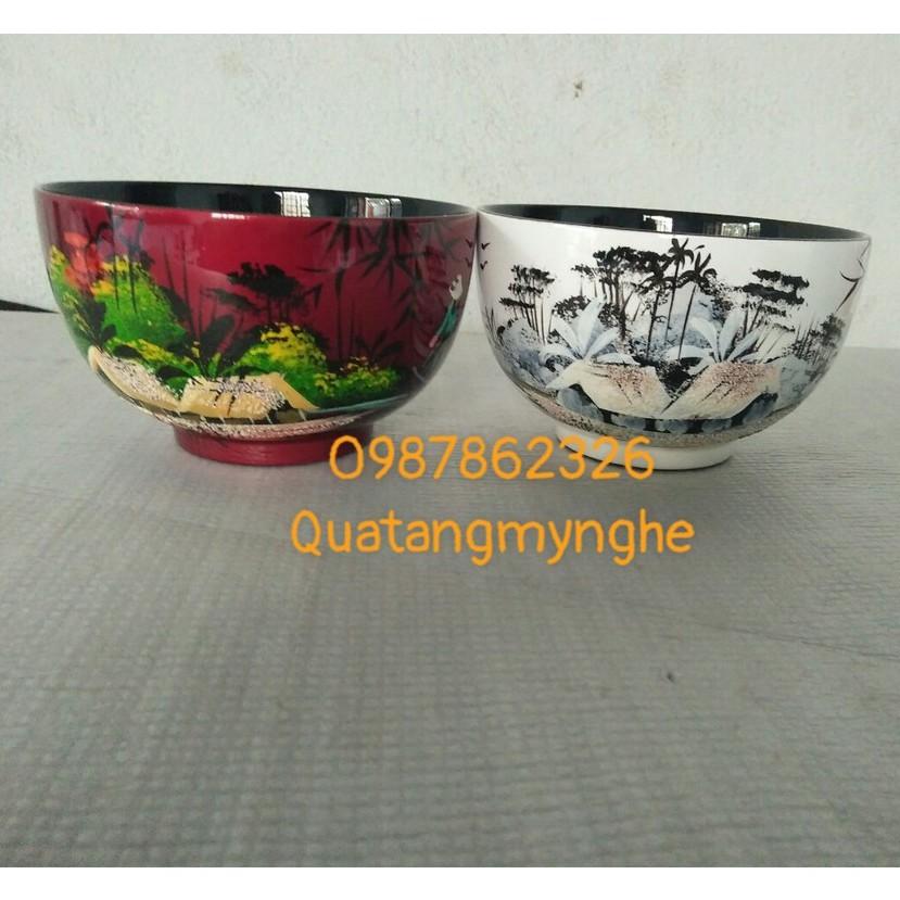 Bát gỗ sơn mài