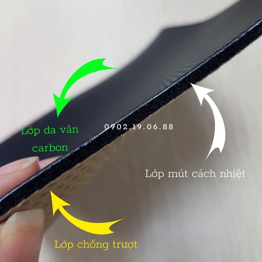 THẢM TAPLO DA VÂN C.A.R_B.O.N FORD TRANSIT ĐỜI 2013-2019