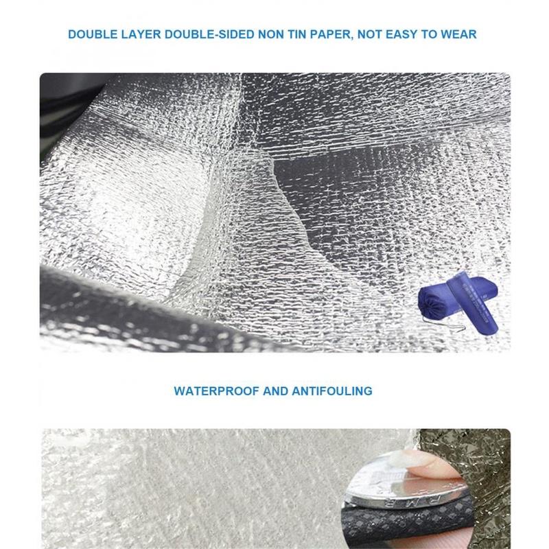 Portable Outdoor Picnic Aluminum Foil EVA Mat Waterproof Beach Mat Camping Mat Travel Pocket Blanket