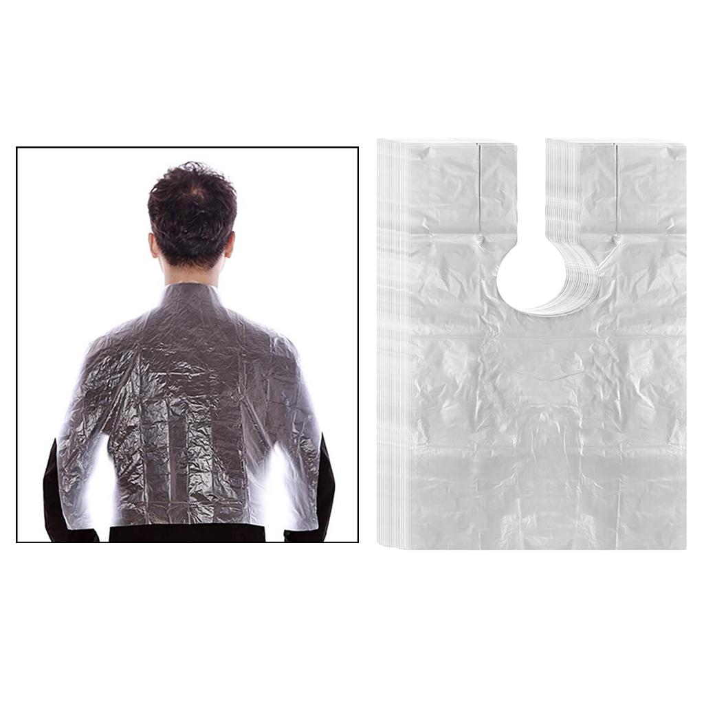 200x Disposable Hair Cutting Cape Gown Unisex Salon Barber Shop Capes Cloth