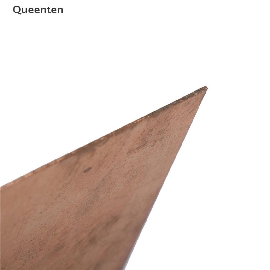 Queenten Hot Sale 99.9% Pure Copper Cu Metal Sheet Plate 100x100x1mm QT