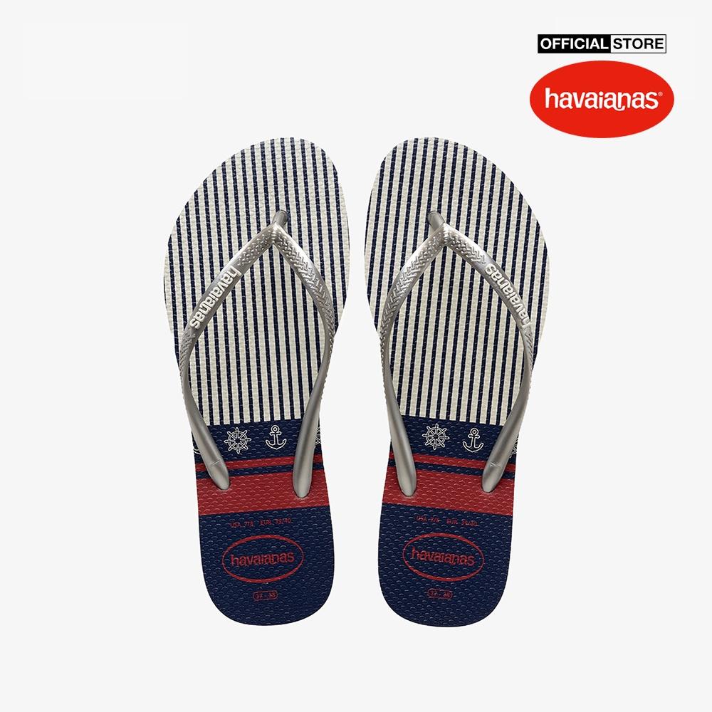 HAVAIANAS - Dép nữ Slim Nautical 4137125-0535