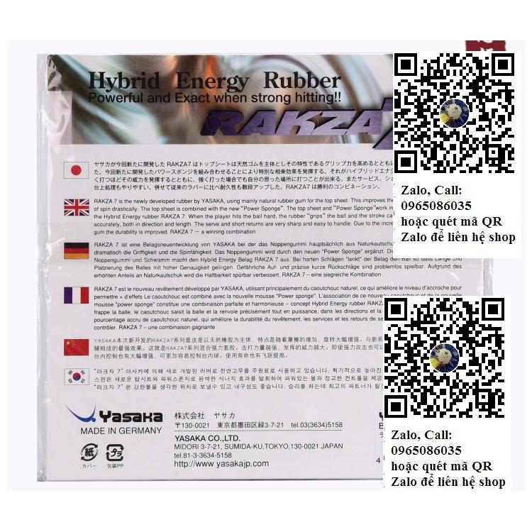 Mặt vợt bóng bàn Yasaka Rakza 7, Rakza 7 soft