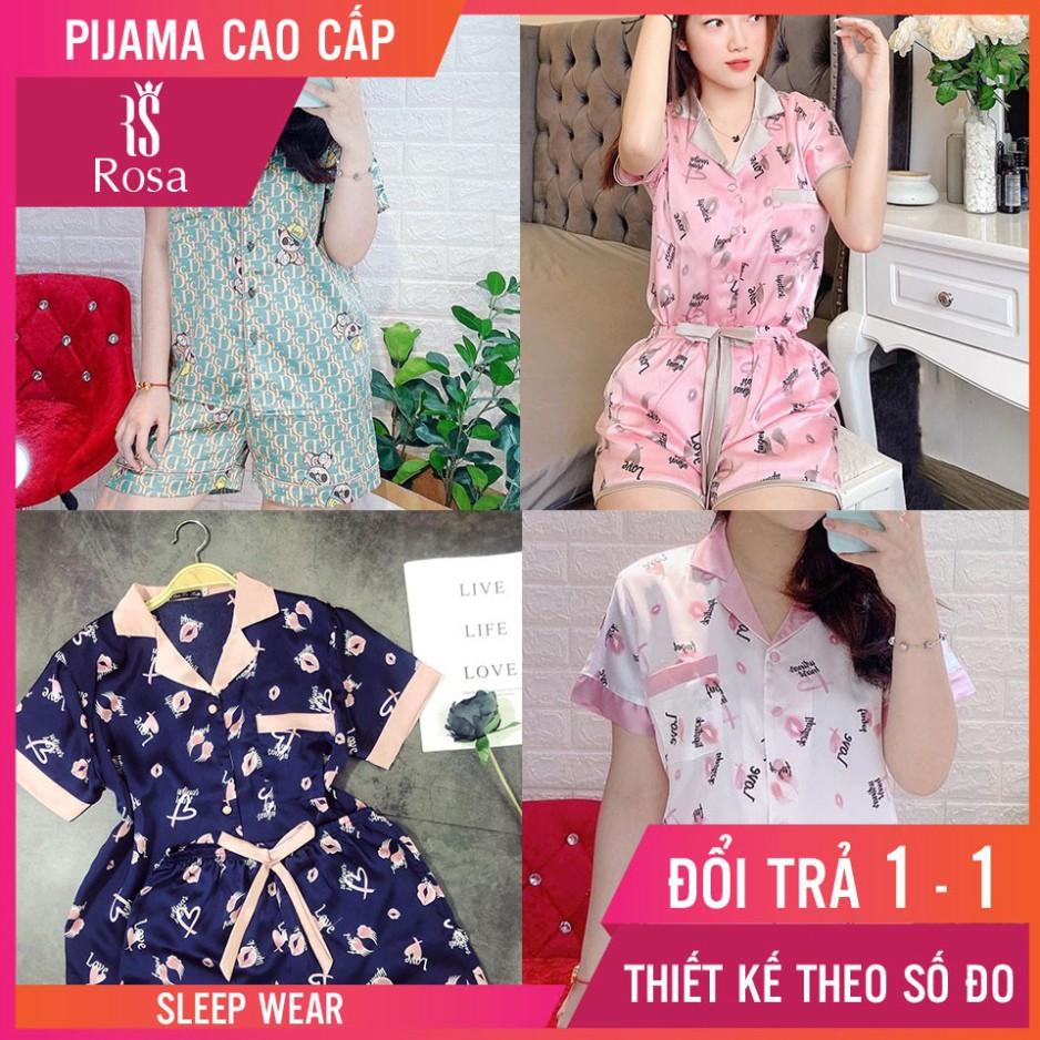 - Album Set Pijama Lụa Satin Ngắn Tay
