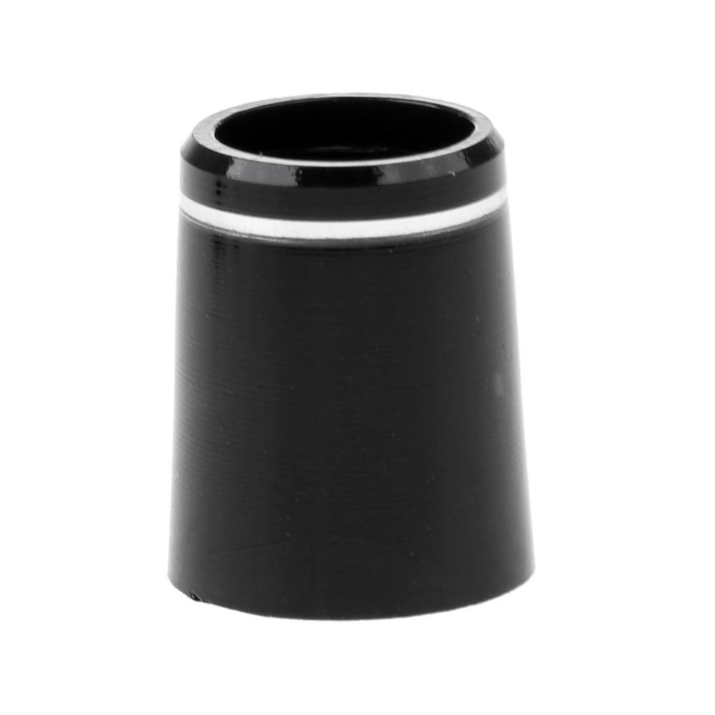 10pcs Black Golf Tip Iron Shaft Ferrules Adapter With Silver Ring