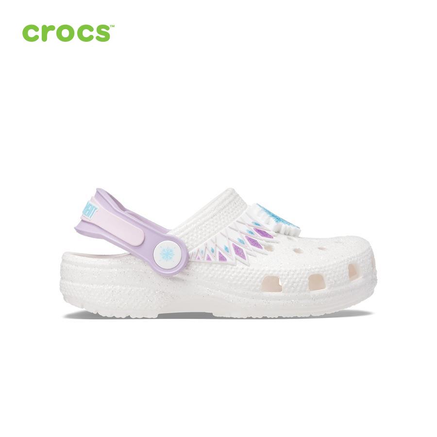 Giày lười trẻ em Crocs FW FunLab Clog Toddler I AM Frozen II White - 207715-100