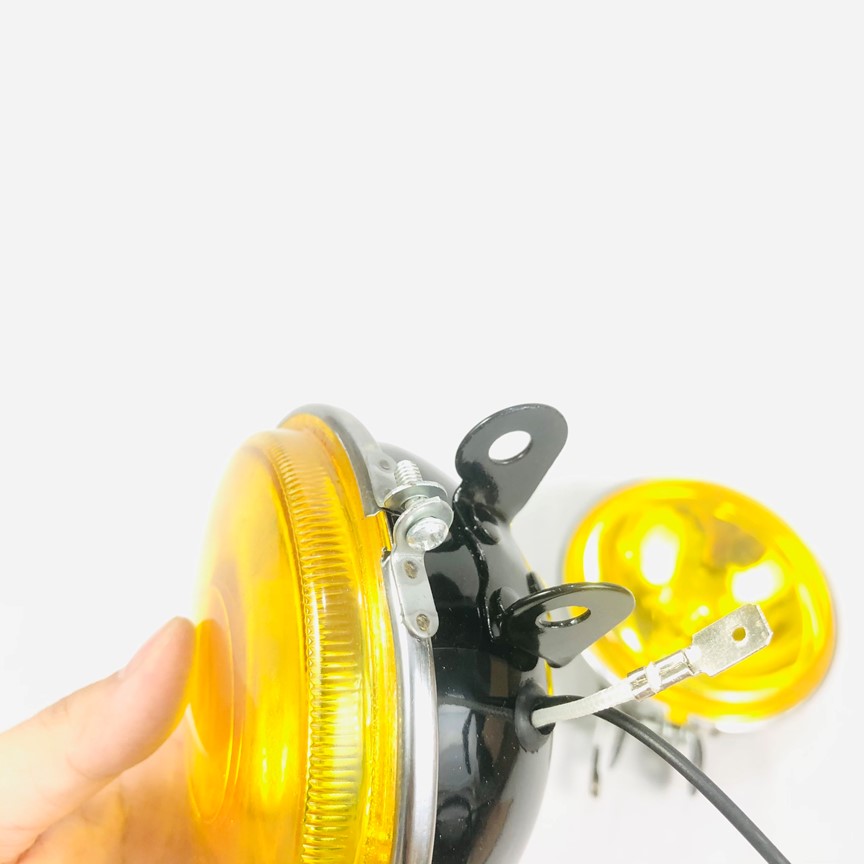 Đèn pha sương cảng tròn Lớn SAG AS đích Sắt KC-8010 55W 12V mặt đèn màu vàng dùng được cho nhiều loại xe Green Networks Group ( 1 Bộ 2 Đèn )