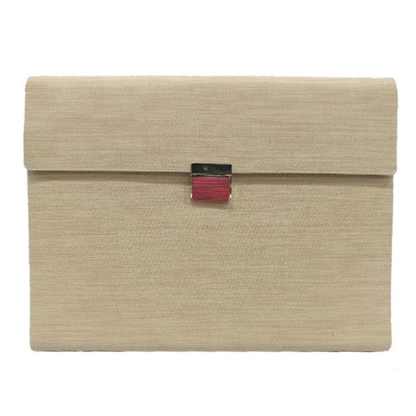 Sổ Grain Nắp Cài FAHASA 16x23cm - Nâu Nhạt