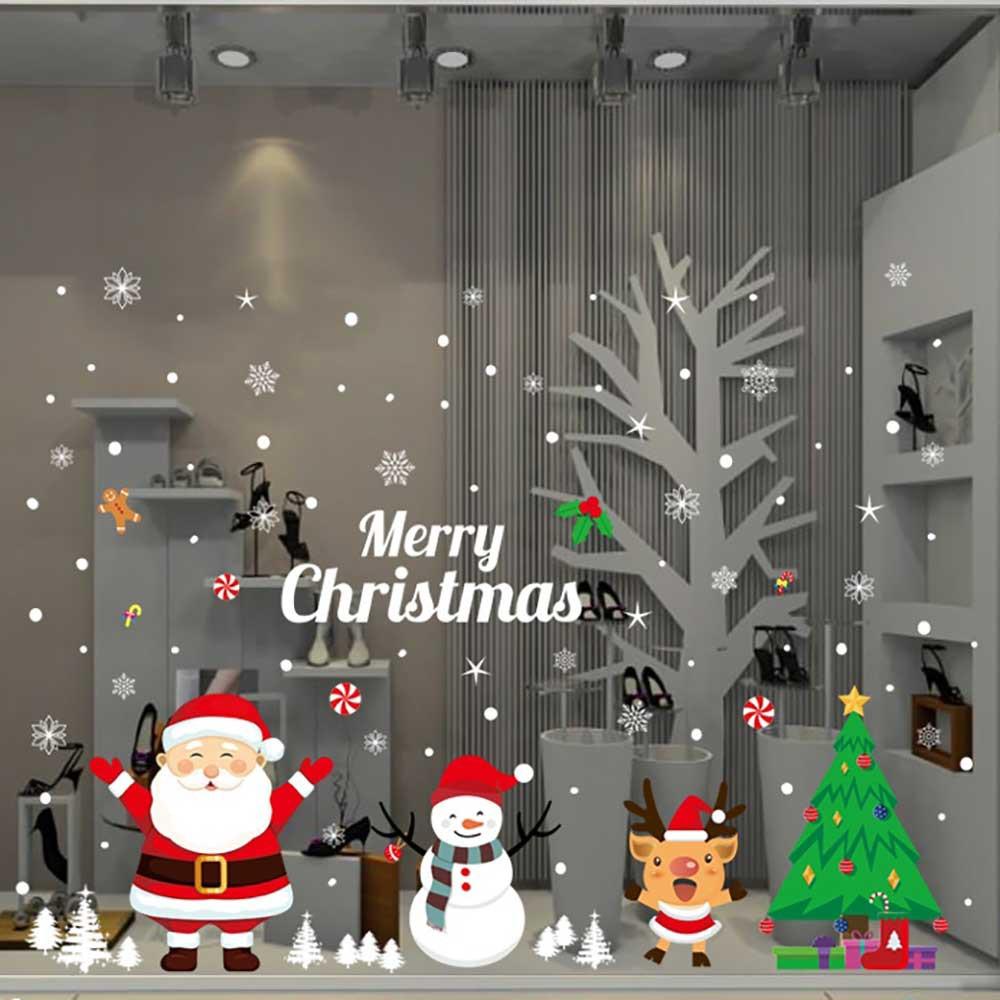DECAL TRANG TRÍ NOEL 2 MẶT 2021 SỐ 19