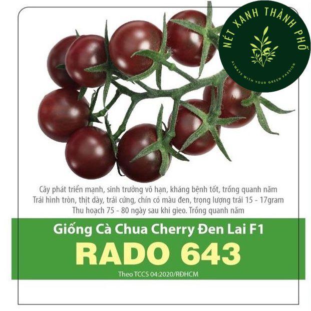 Hạt giống Cà Chua Cherry đen, Cà Chua Cherry Socola