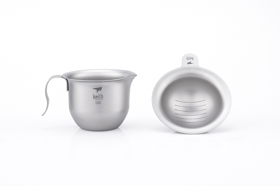 Bộ ấm pha trà Titanium Tea Set KEITH Ti3900