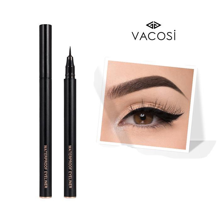 [New] Kẻ Mắt Nước Vacosi Waterproof Pen Eyeliner 5ml (Đen)