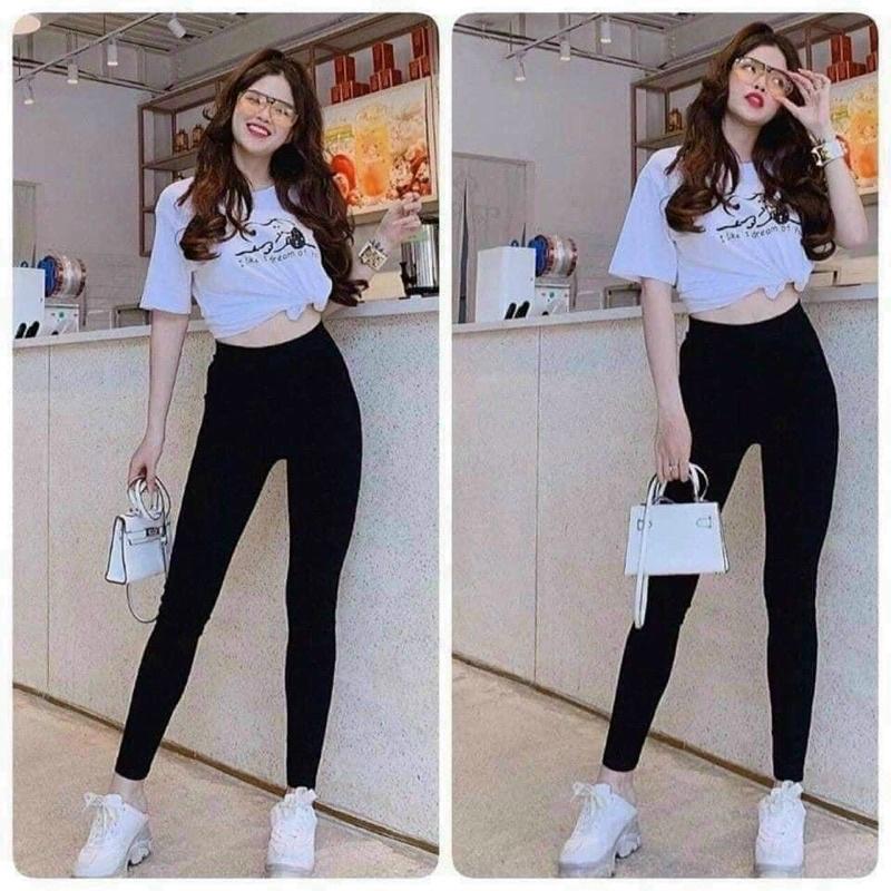 QUẦN LEGGING LÓT LÔNG (ẢNH CLIP THẬT CẬN CHẤT)