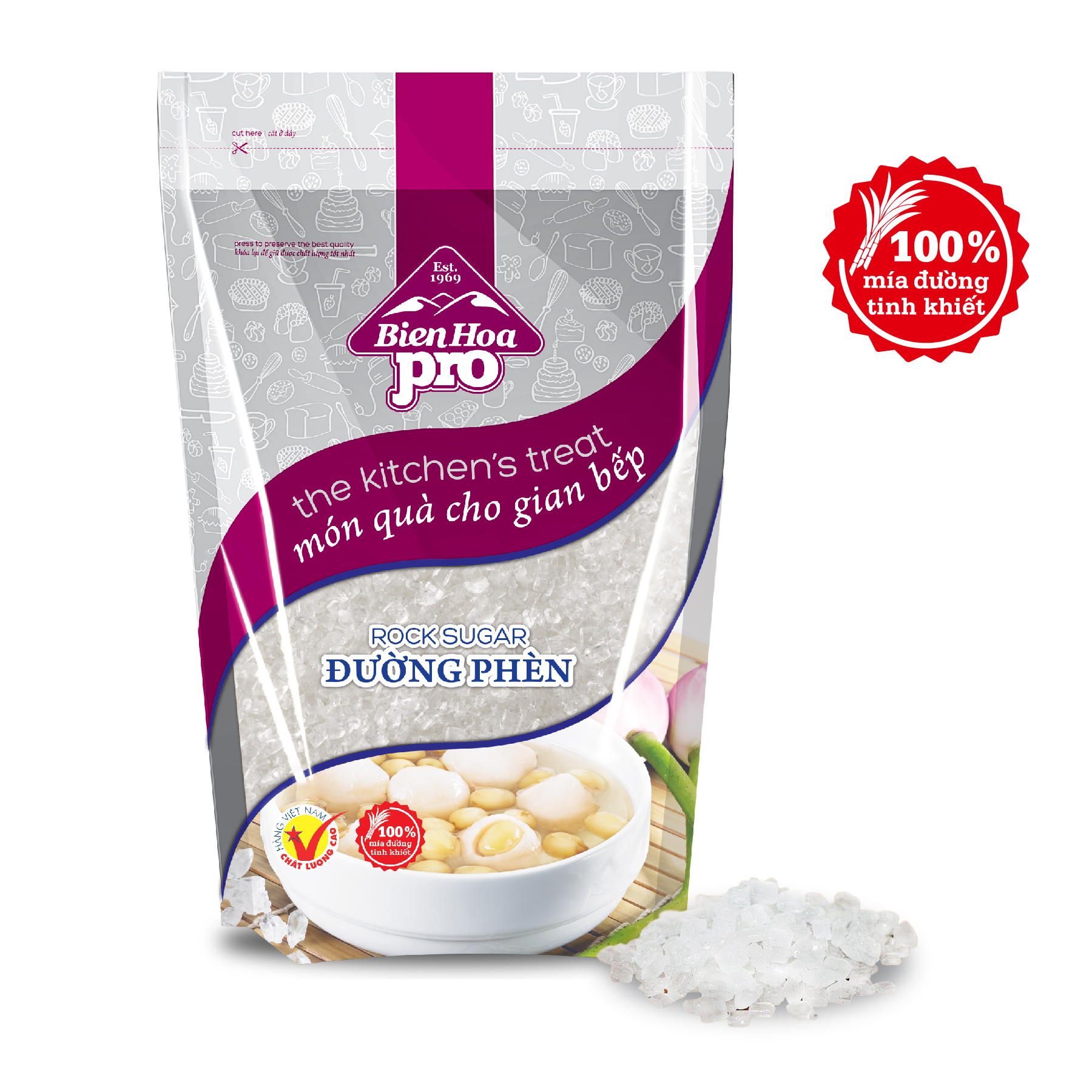 Đường Phèn Biên Hòa Pro 500 Gram/túi