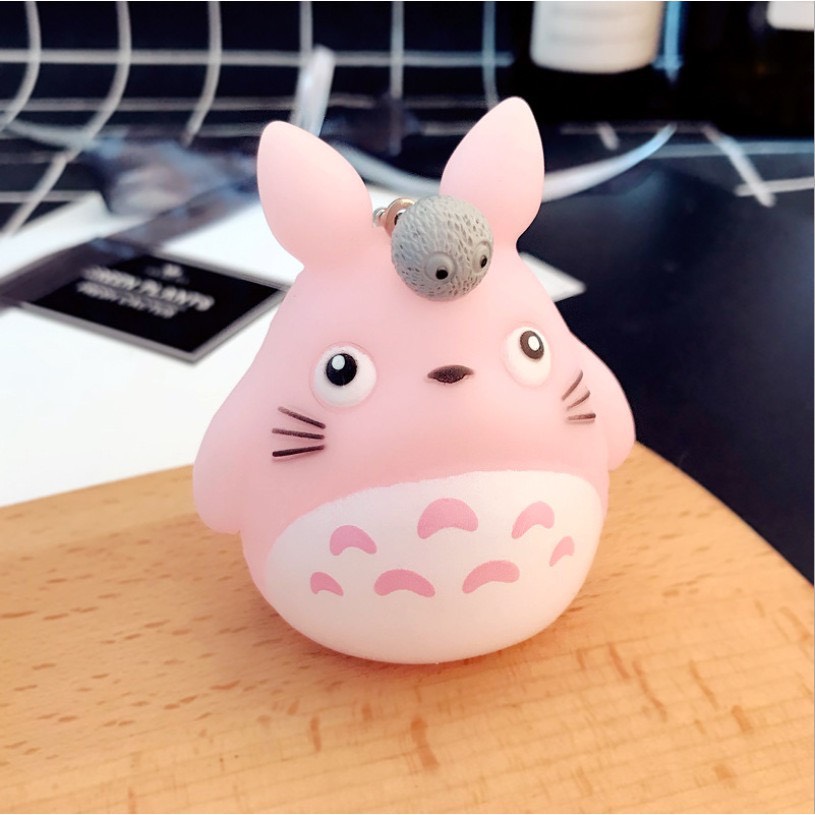 Móc khóa da hình Totoro dễ thương cho xe đạp điện,xe máy điện,oto,xe máy