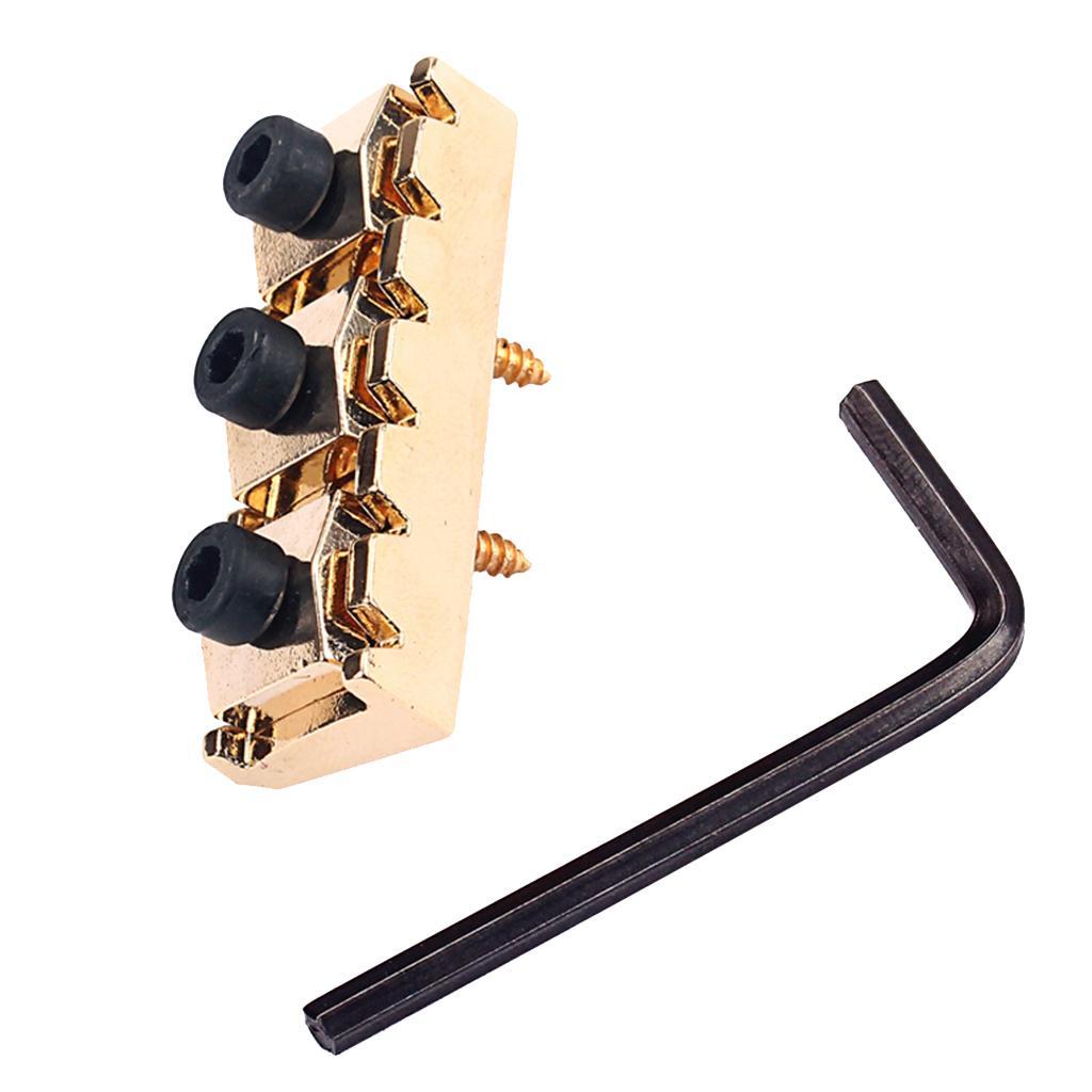 42mm Zinc Alloy Guitar Locking Nut String   Guitar Parts Accessories