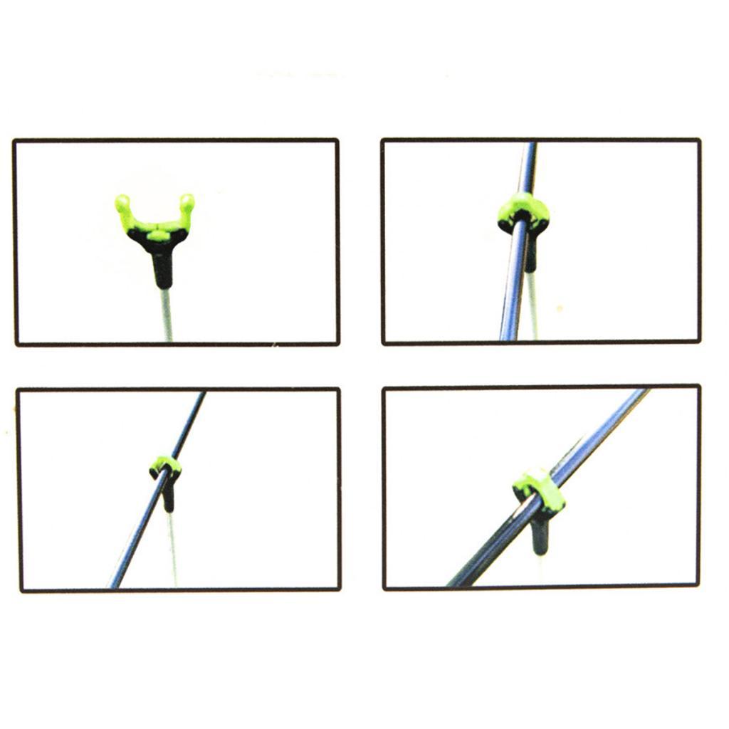 2pcs Fishing Rod Gripper Head Grips Fishing Rod Holder Fishing Tackles
