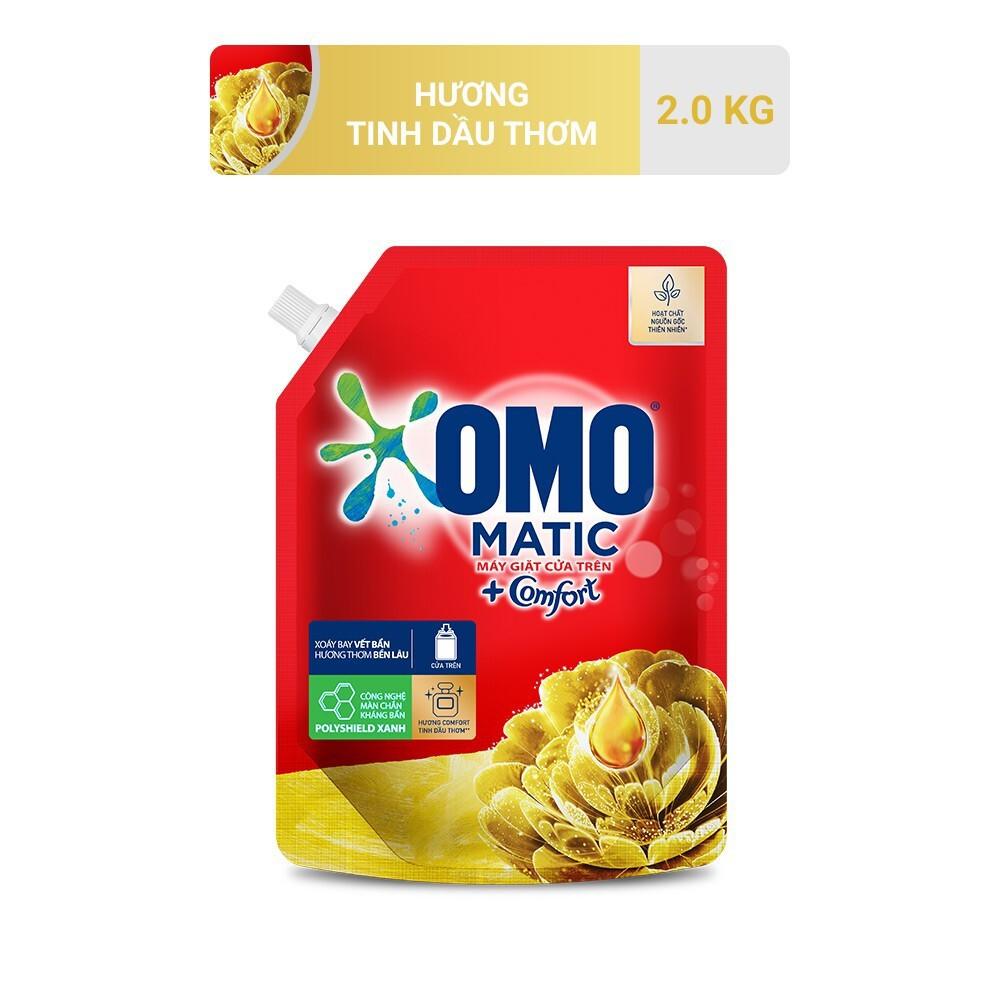 COMBO 2 túi nước giặt OMO Tinh dầu 2kg