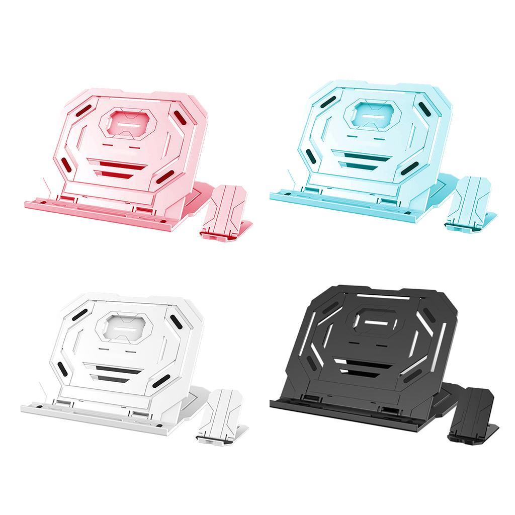 Laptop Stand Holder 2-in-1 w/ 360 Degree Base Rotation & Phone Holder Black