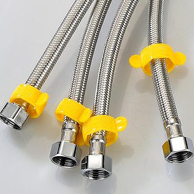 Dây cấp nước chậu rửa, bình nóng lạnh, lavabo, bồn cầu inox CN-02