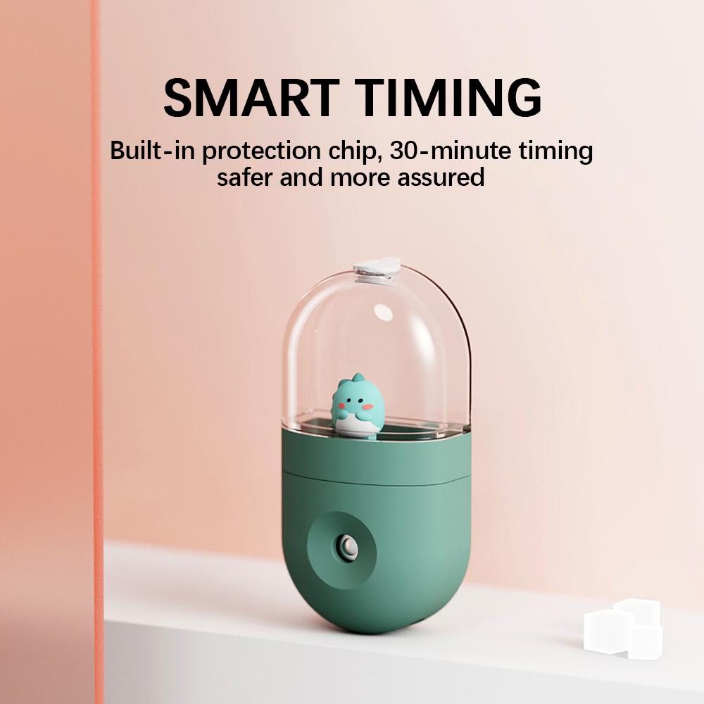 Mini Ô Tô Ổ Cắm Hoạt Hình Máy Phun Sương Tạo Độ Ẩm Di Động Sạc Hương Thơm Khuếch Tán Tinh Dầu Phun Sương Tạo Ẩm Nước Bổ Sung Nhạc Cụ