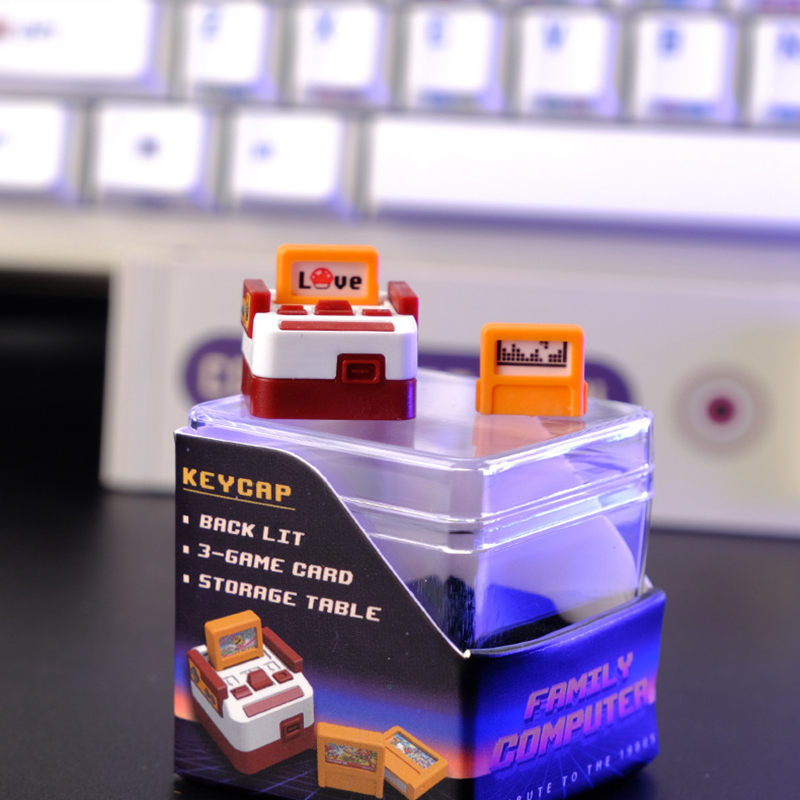 2023 K-04 MAC FC Retro Cổ Điển Game Keycaps Bàn Phím Cơ Dễ Thương Nắp Phím Phù Hợp Với Nút Cá Tính Keycaps Cho Công Tắc