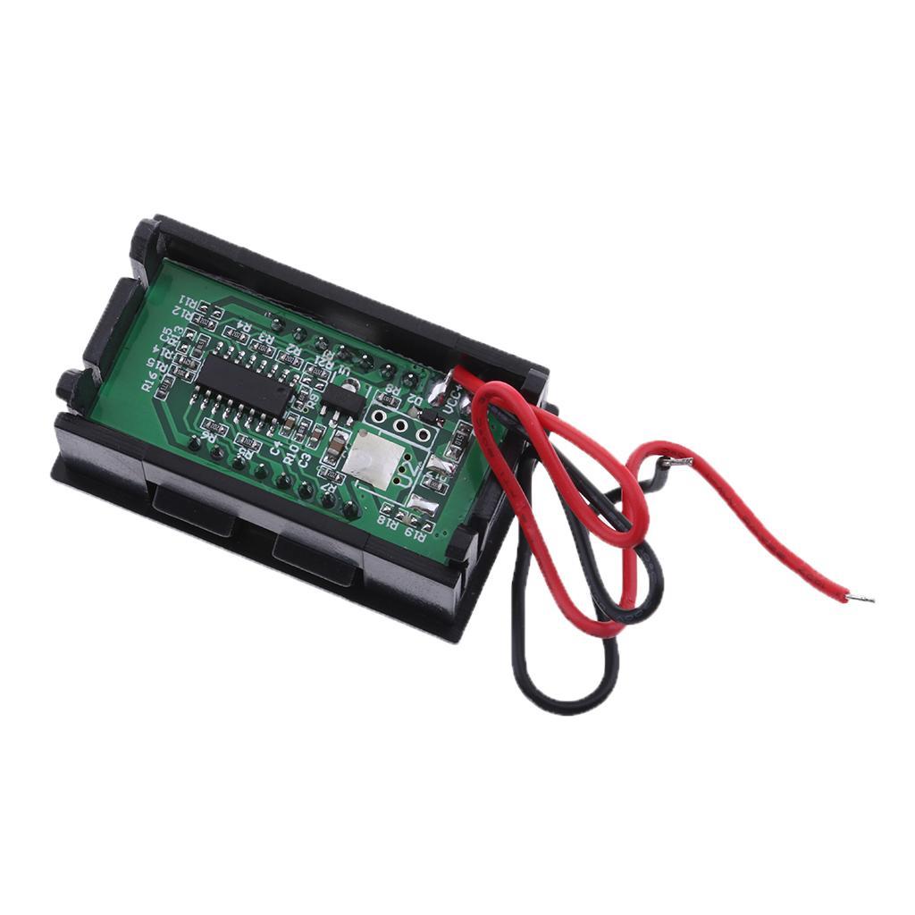 12V LED Indicator Battery Capacity Tester Meter Voltmeter for