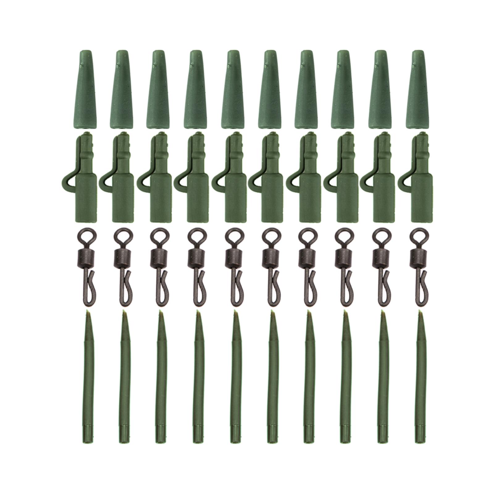40-in-1 Carp Fishing Tackles Sea Fishing Rolling Swivels Terminal Tackle