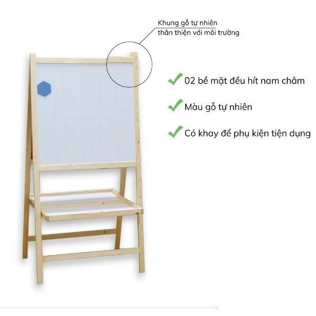 Bảng vẽ picasso cho bé < 5 tuổi tặng 1 hộp phấn màu
