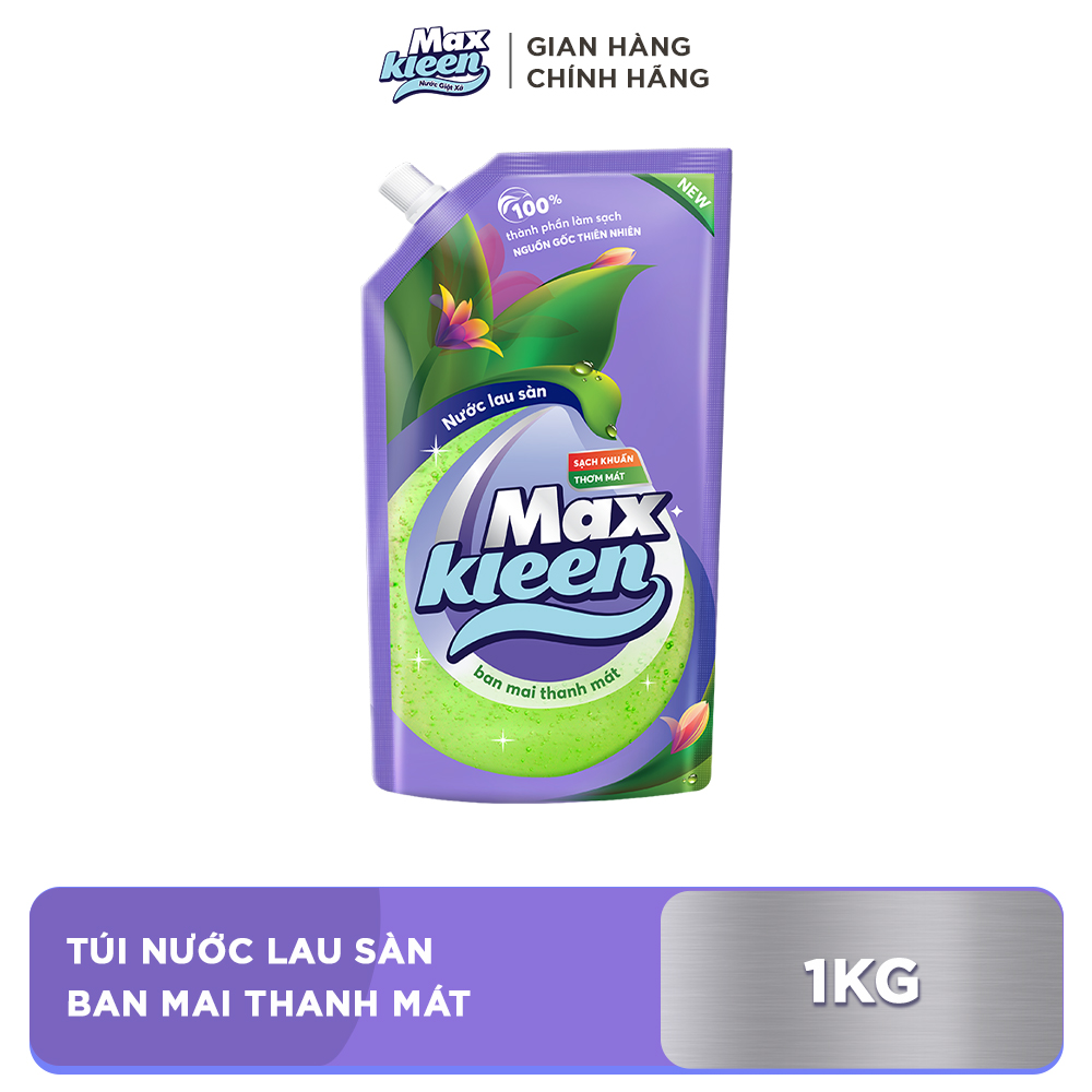 Túi Nước Lau Sàn MaxKleen (Ngàn hoa ngọt ngào/Ban mai thanh mát) 1kg