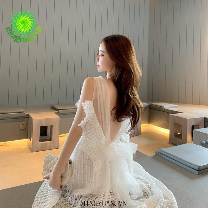 Đầm Nữ Không Tay Hở Lưng Thời Trang Quyến Rũ