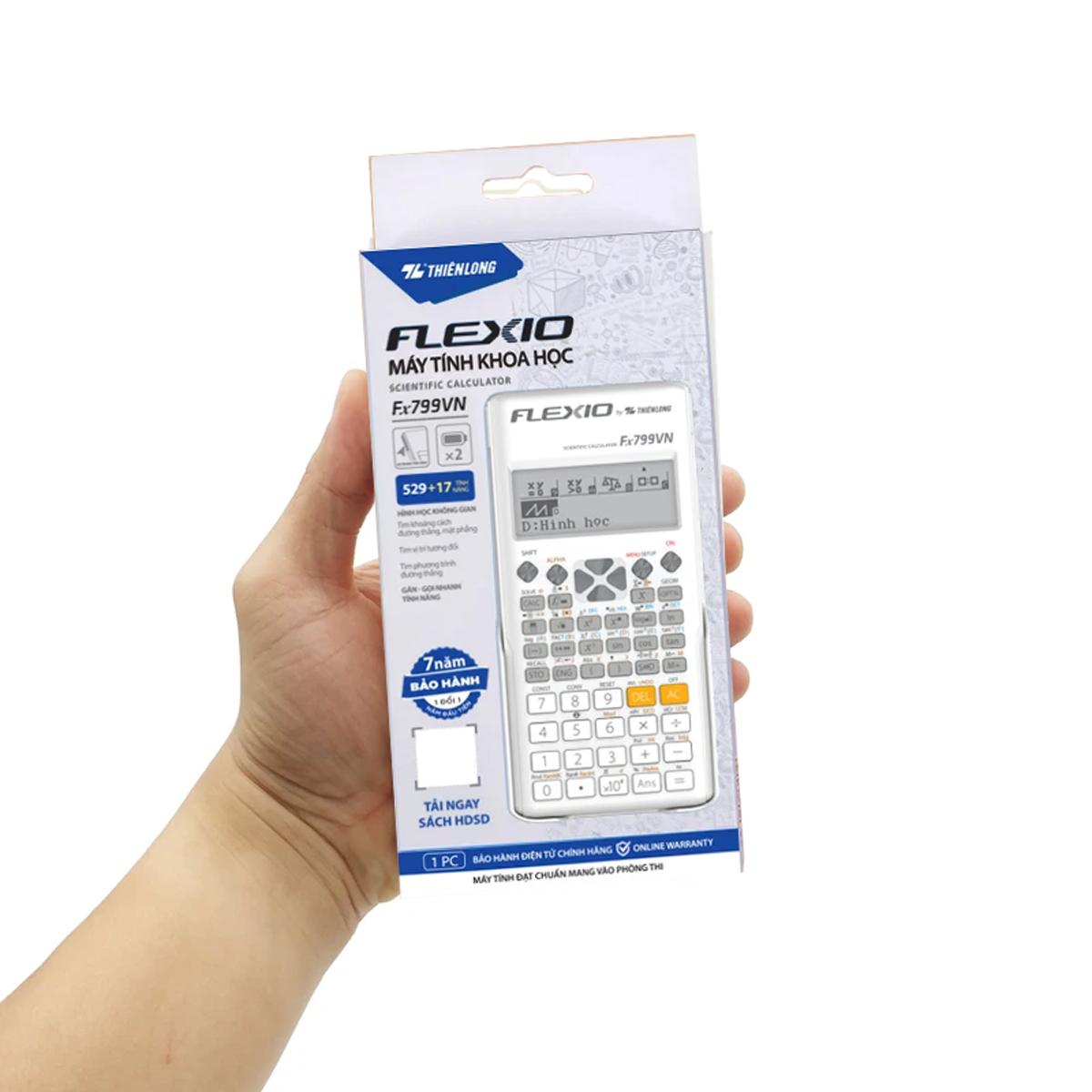 Máy Tính Khoa Học Flexio - Thiên Long Fx799VN - Màu Trắng 2