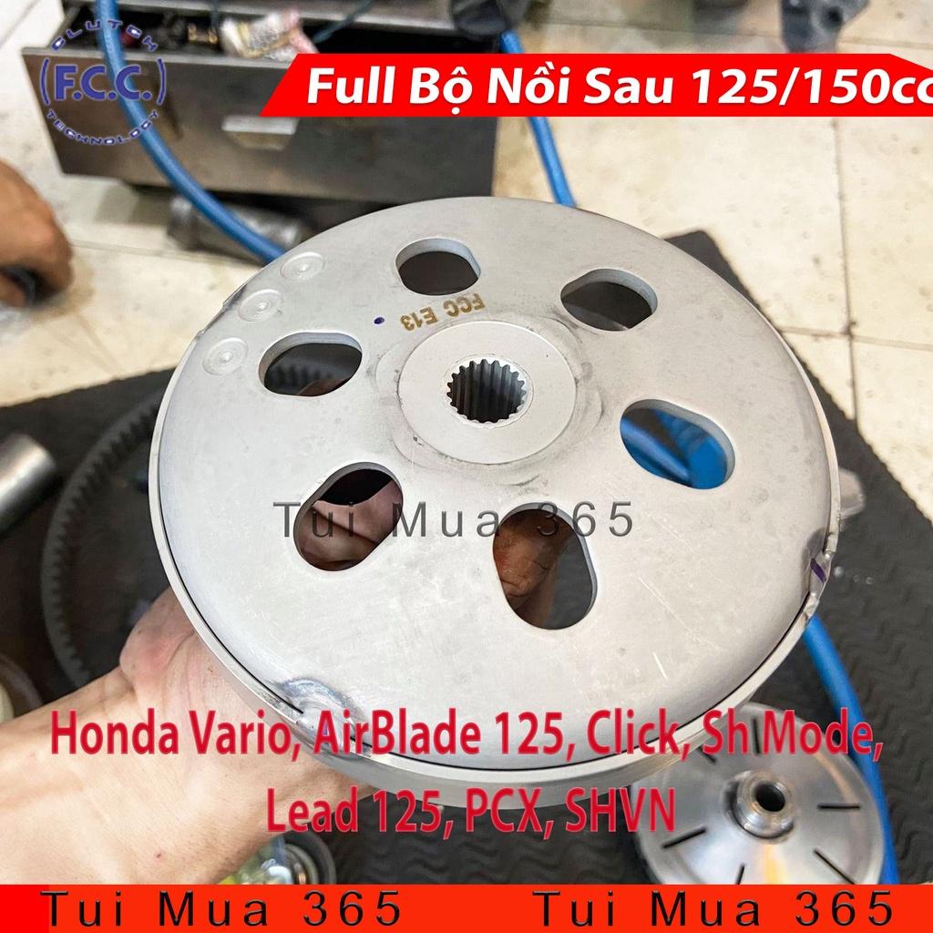 Full Nồi Sau FCC Honda Vario, AirBlade, Click, Sh Mode, Lead, PCX, SHVN, SH Ý, Dylan, A Còng