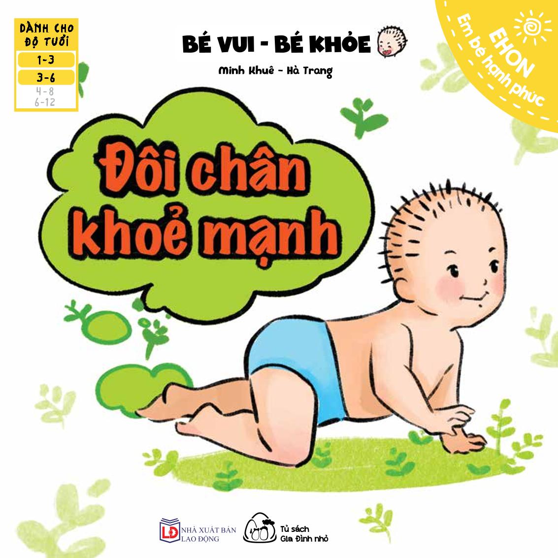 Sách Ehon - Bộ 10 cuốn - Bé vui bé khỏe